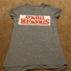 Grey Stranger Things Shirt (Girls)